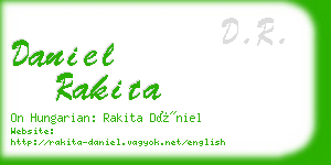 daniel rakita business card